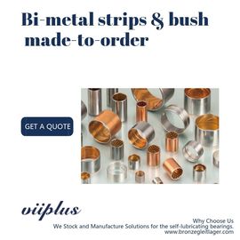 Strips & Plates Bimetal Bearing Bushes , Steel backed bronze, china supplier, CuPb10Sn10