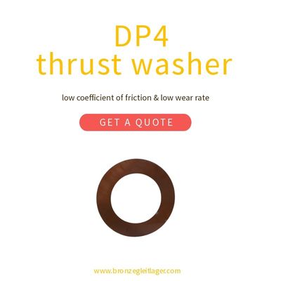 Thrust Washers - Metric Size DP4 Plain Bearing