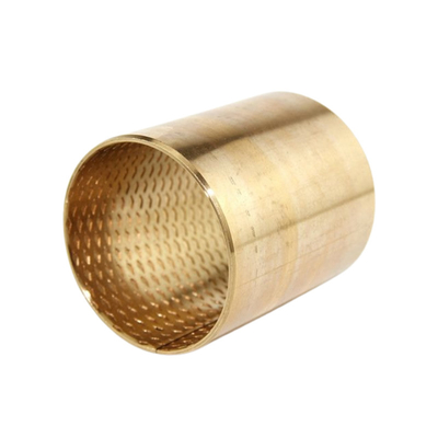 Mua Khả năng chịu tải cao Các ống lót bằng đồng được làm bằng CuSn8 với các vết lõm bôi trơn sản xuất trực tuyến