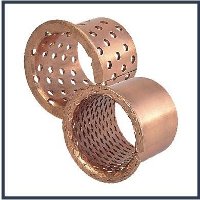 Mua CuSn8 Vòng bi trơn tự bôi trơn, Vòng bi mặt bích số liệu VSB-22 sản xuất trực tuyến
