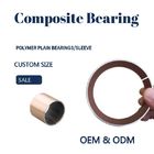 Polymer Plain Bearings Types Composite Self-lubricating Red PTFE Bushing Without Pb