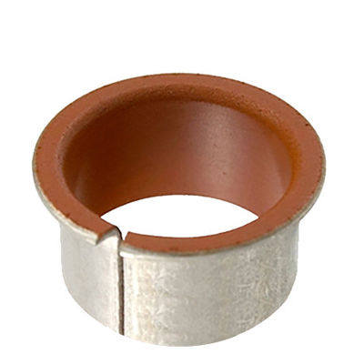 Giá tốt. Ống lót mặt bích Metal-Polymer Low Friction Plain Bearings Ống lót cổ áo tráng  màu đỏ trực tuyến