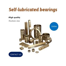 Plug Graphite Cast Bronze Bearing Solid Bronze Plate Self Lubricating | How to realizing the self-lubrication